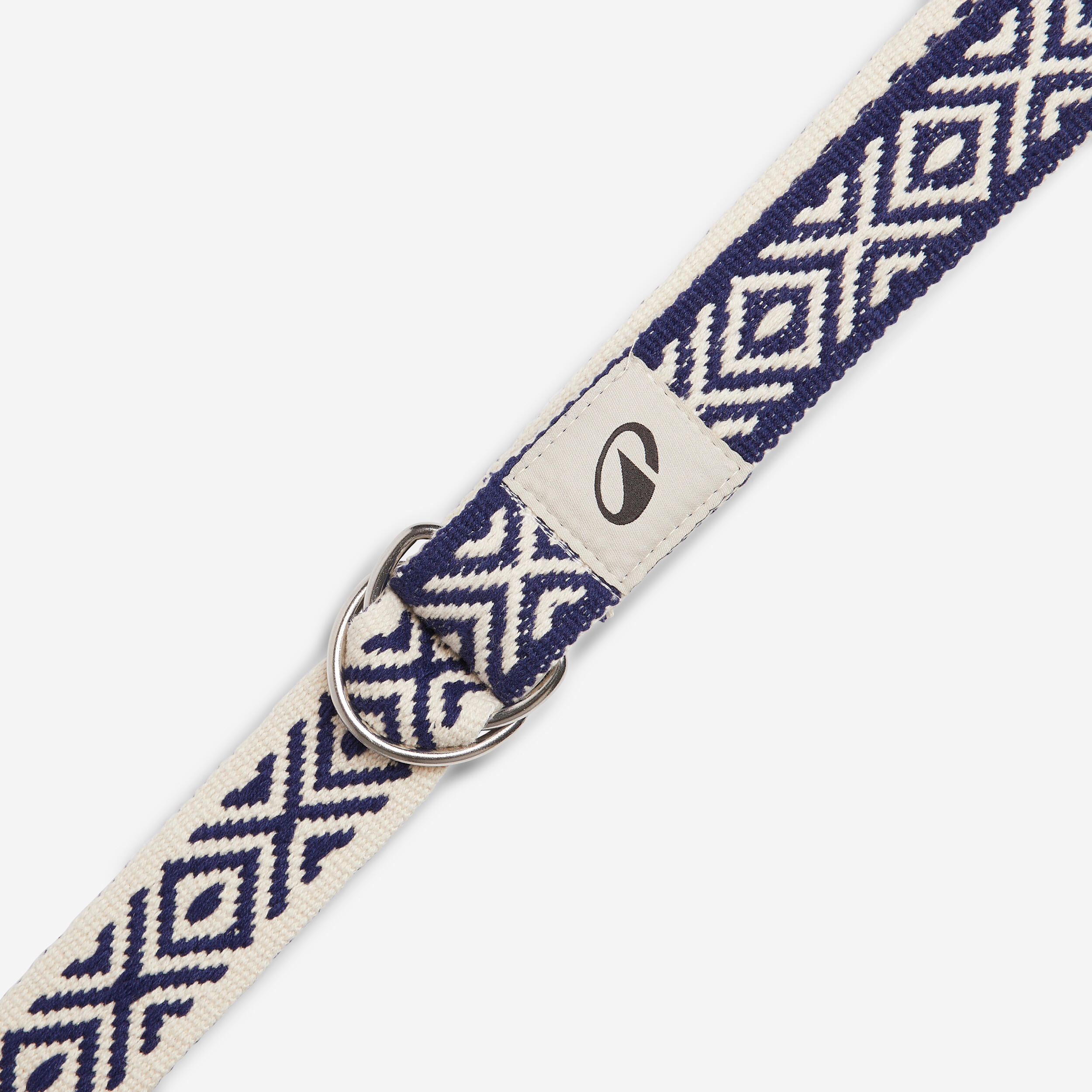 Yoga Strap 3M with Patterns - Blue and White