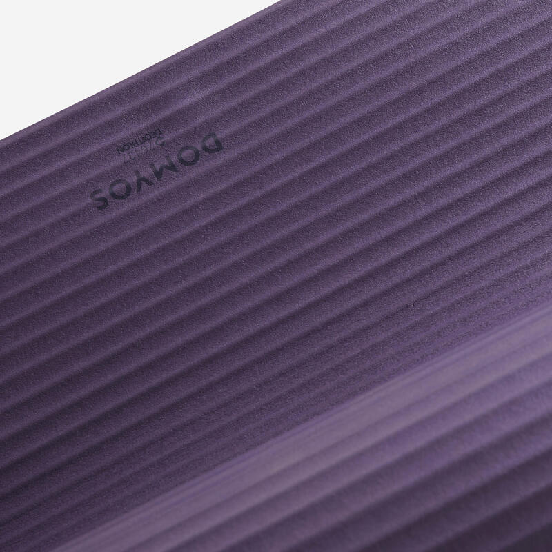 Tapis de Pilates confort épaisseur 10 mm, violet
