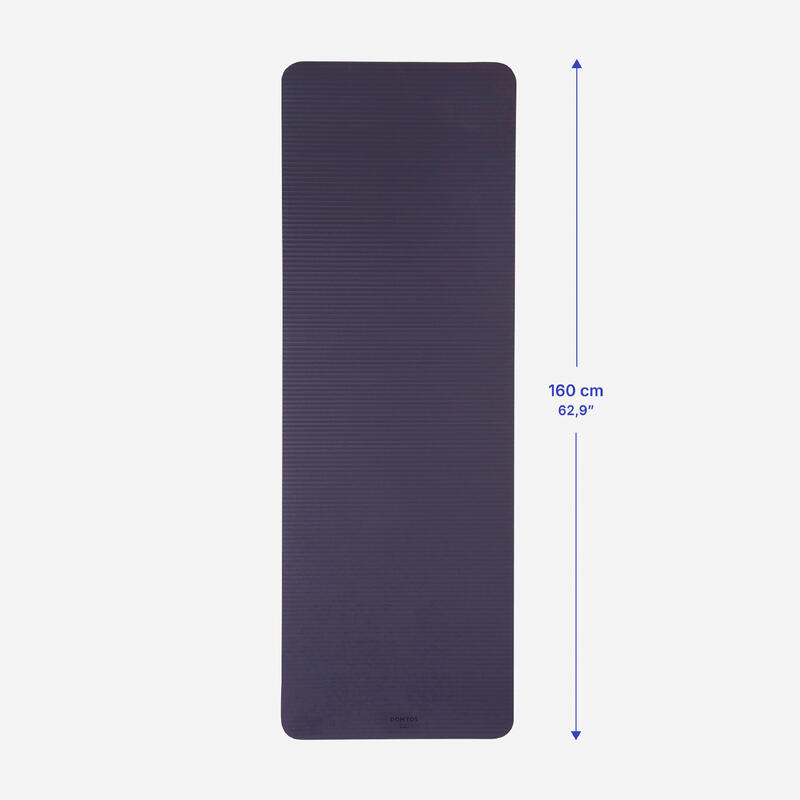 Tapis de Pilates confort épaisseur 10 mm, violet