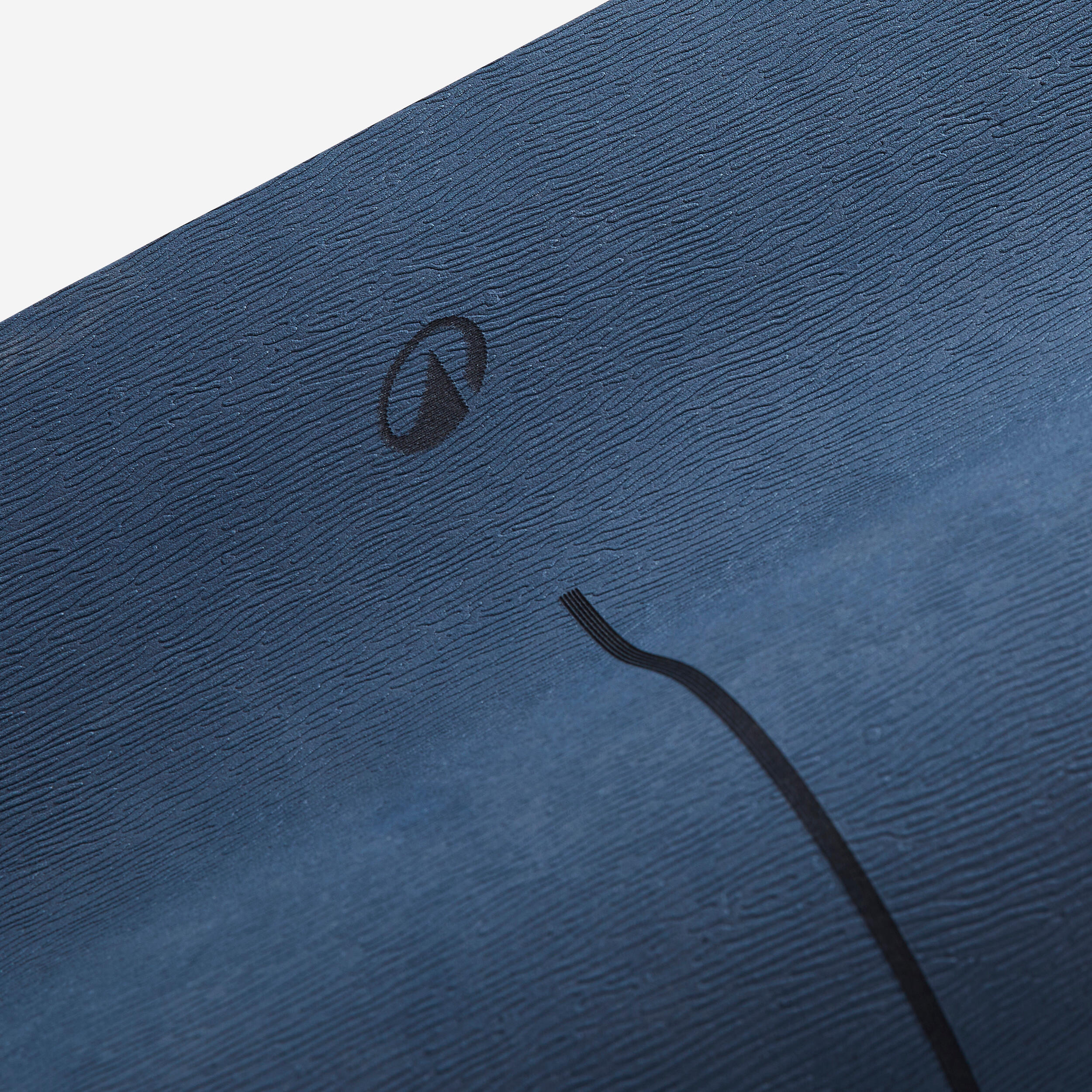 Lightweight Yoga Mat 180 x 50 cm - Dark Blue - DOMYOS