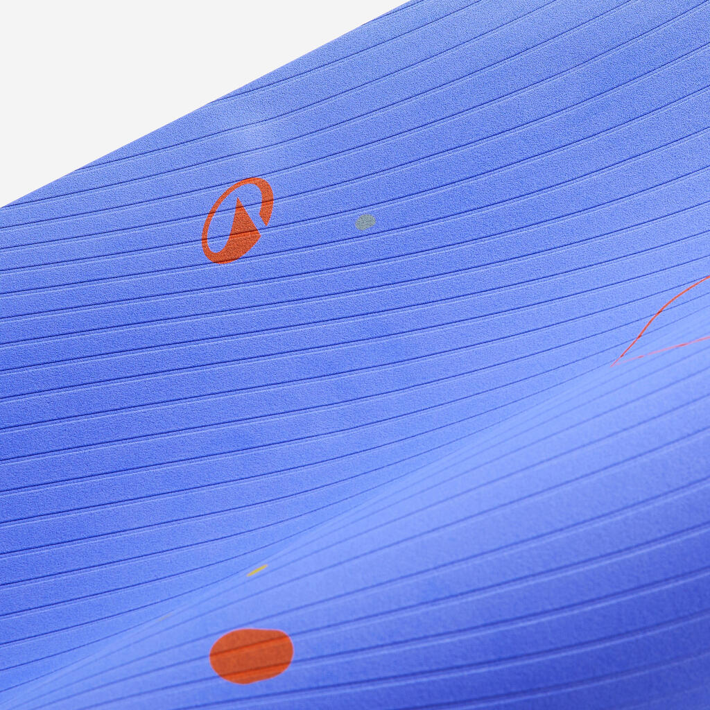 Kids' 5 mm Thick Yoga Mat with Straps - Blue
