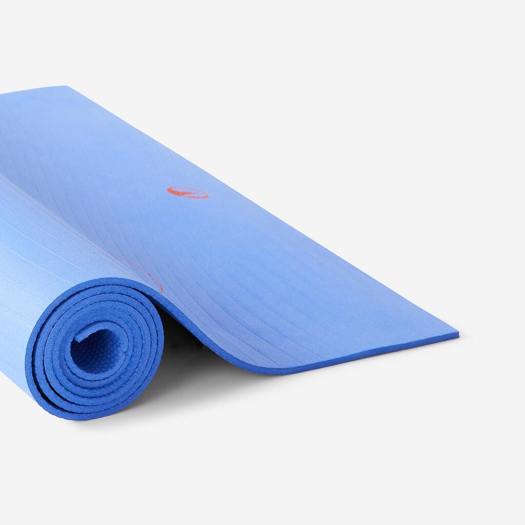 Plava dečja prostirka za jogu (150 cm x 60 cm x 5 mm)
