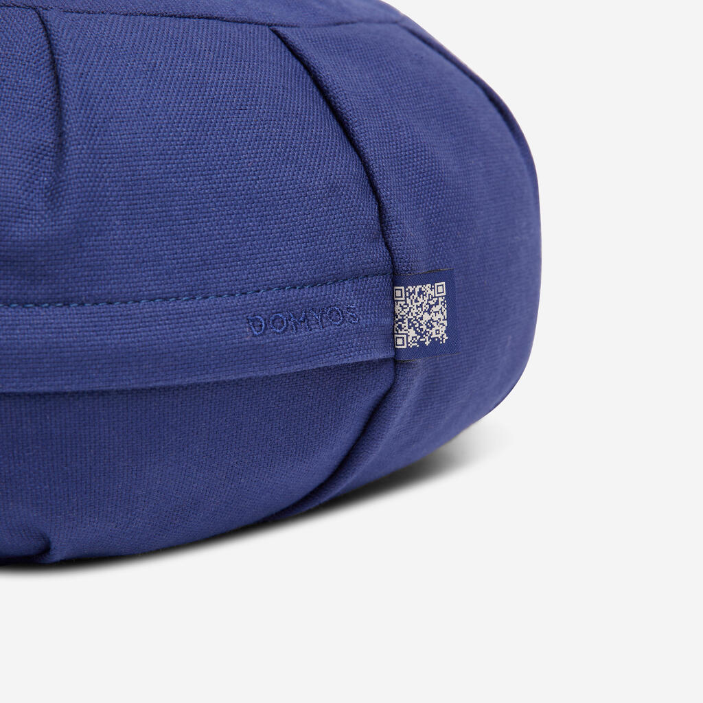 Zafu Round Yoga and Meditation Cushion Spelt Filling - Dark Blue