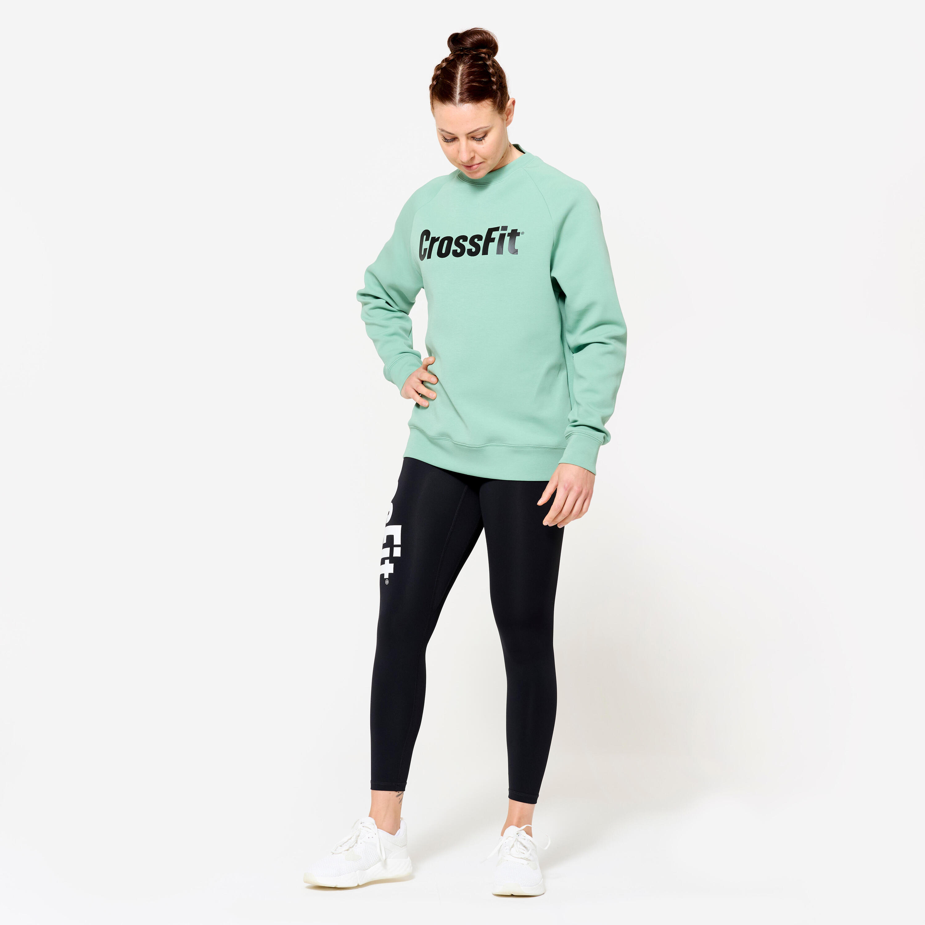 Sweat-shirt de crossfit® unisexe, vert 8/17