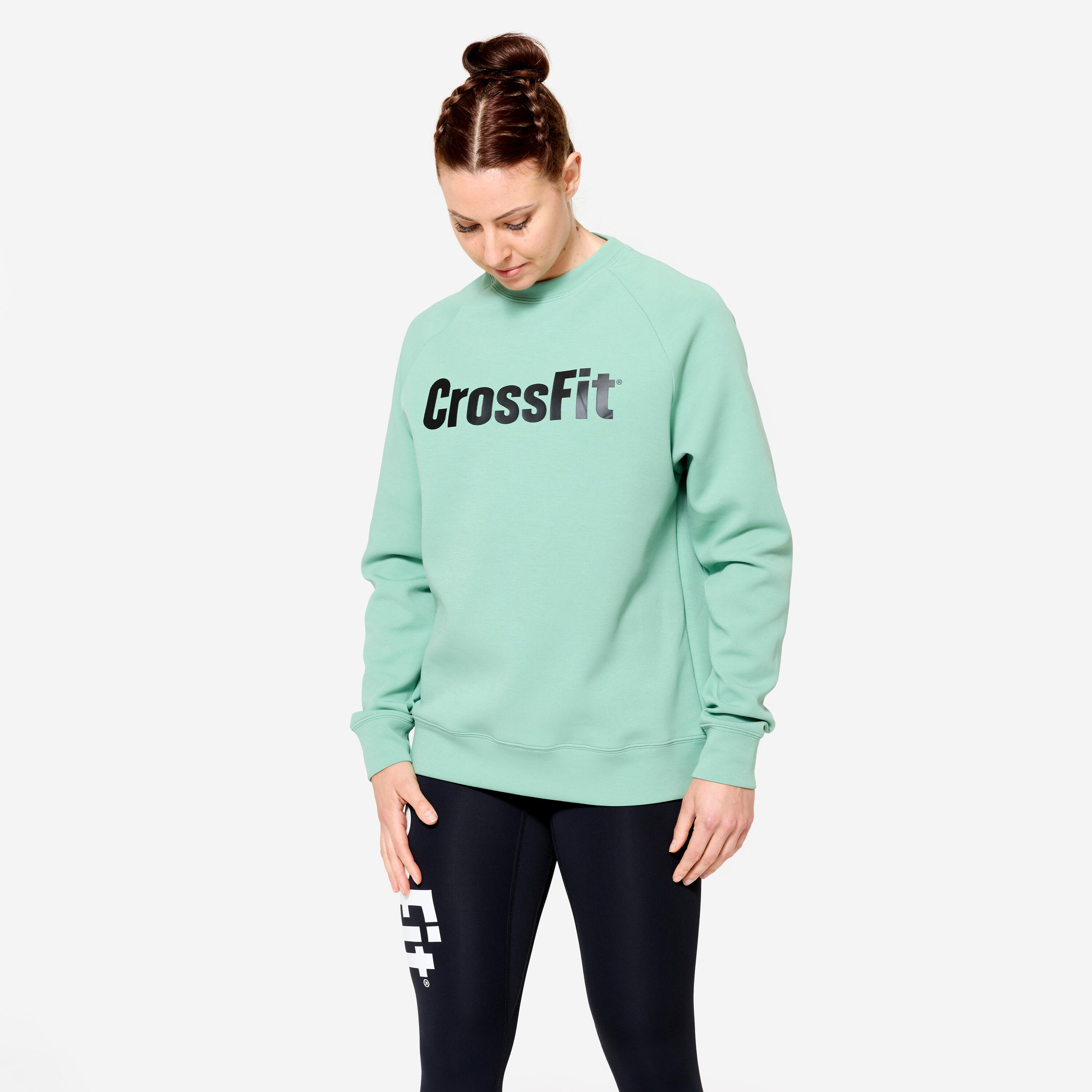 Sweat-shirt de crossfit® unisexe, vert 2/17