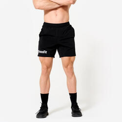 Short de crossfit® homme, noir