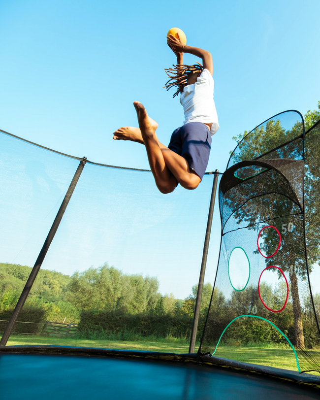 Trampolin- Zielsatz für einen Ball