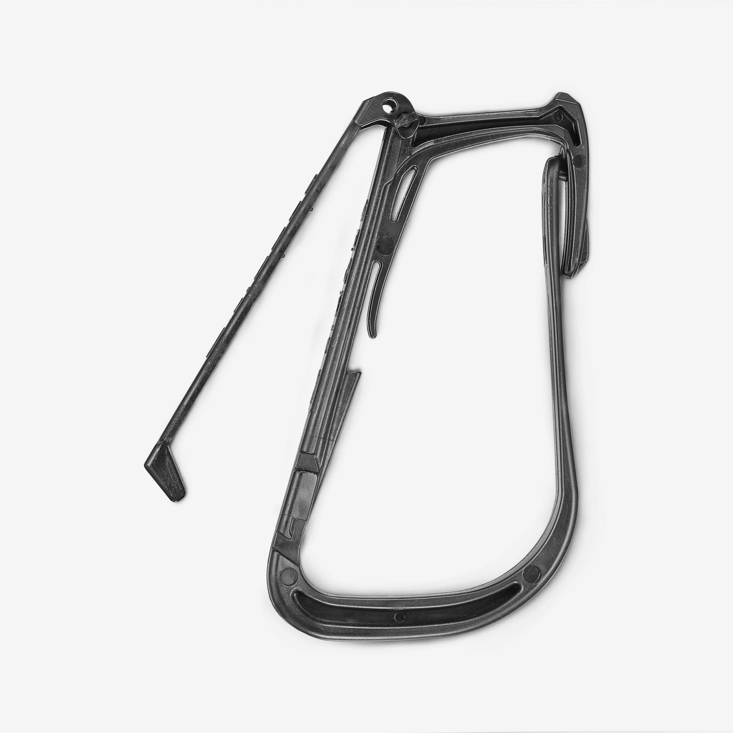 Innovative mountaineering and climbing equipment rack, Rack ICE 4/7