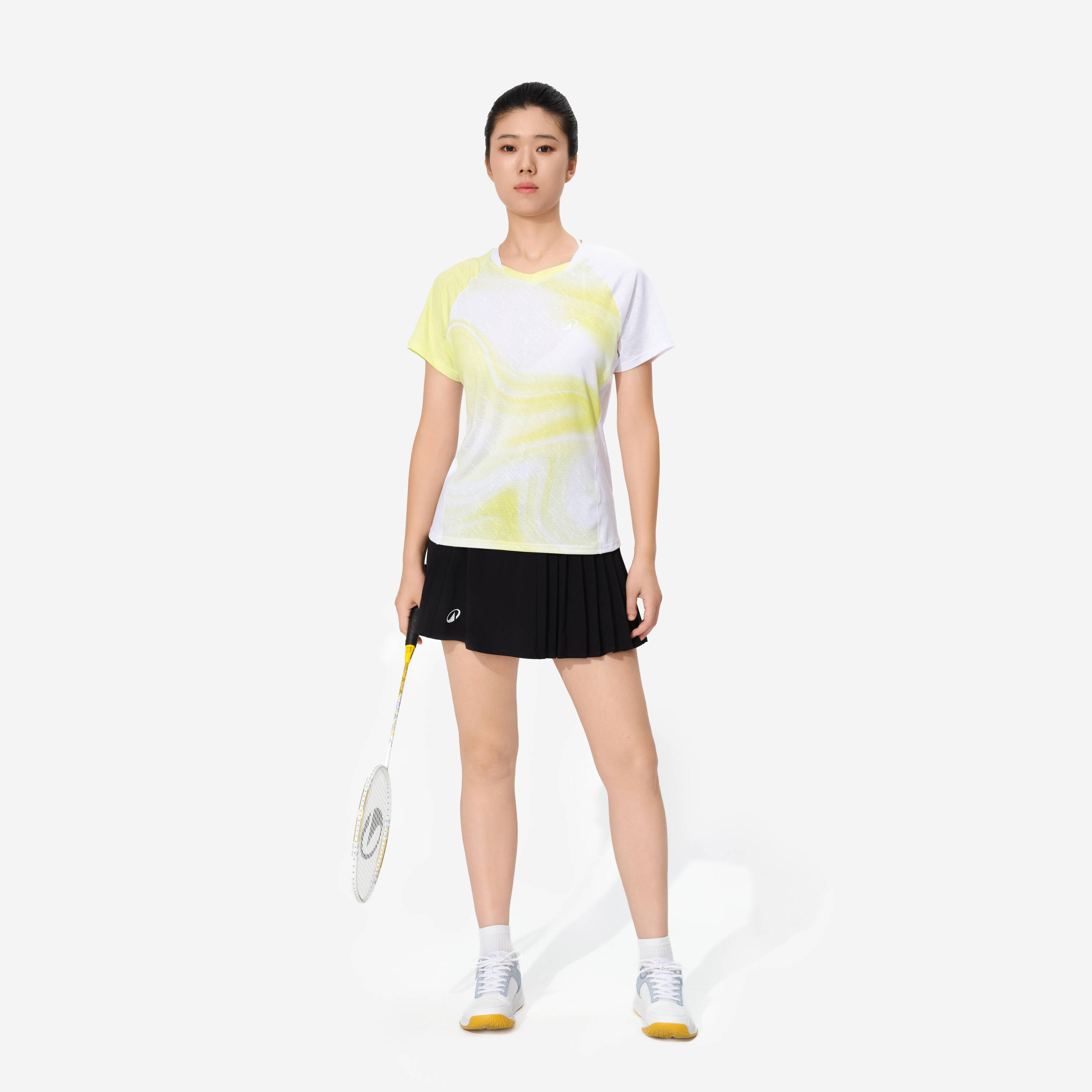Badminton skirt lite 560 women Black -  2