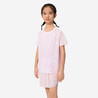 LITE Badminton T-shirt 560 Junior White Pink