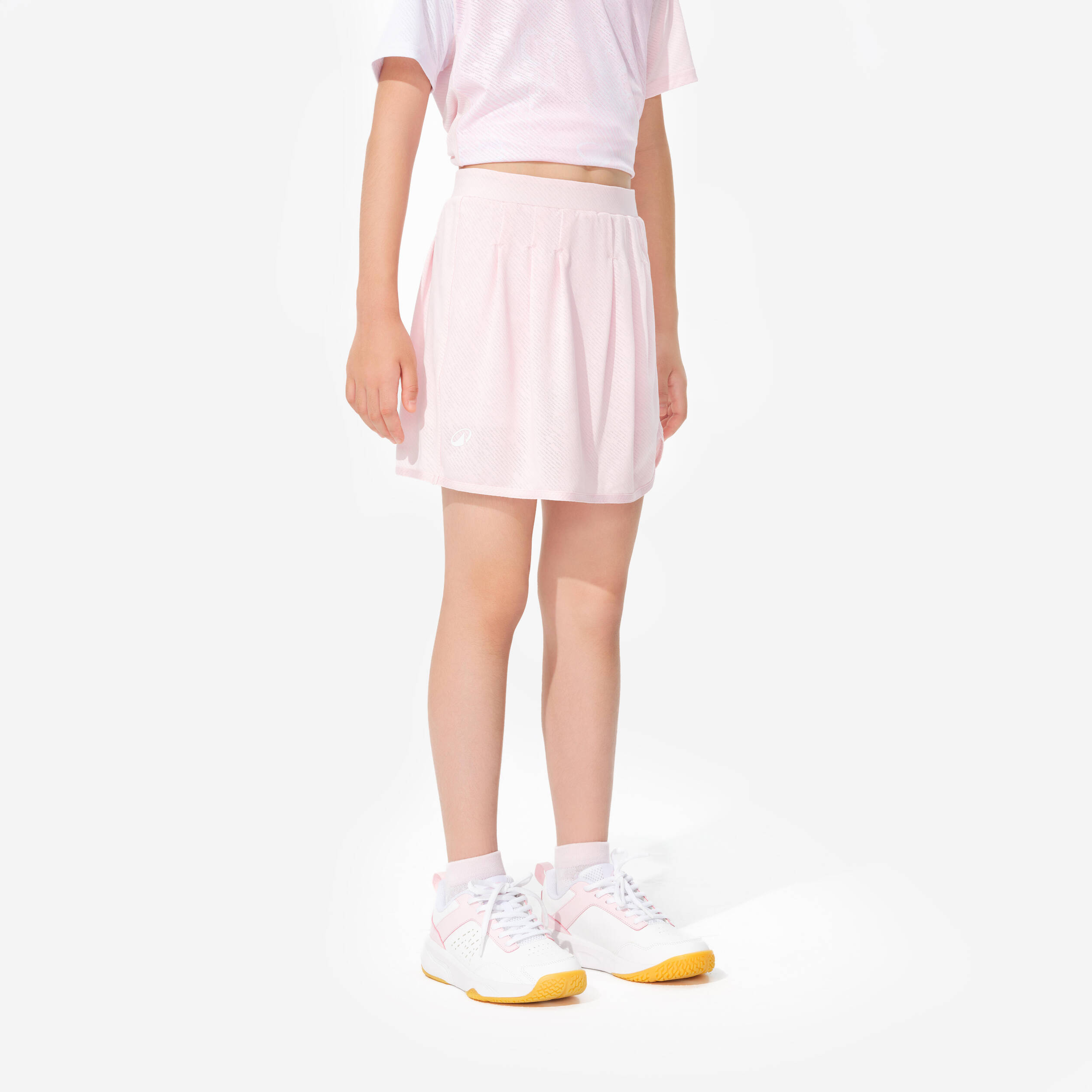Badminton junior 560 skirt pink