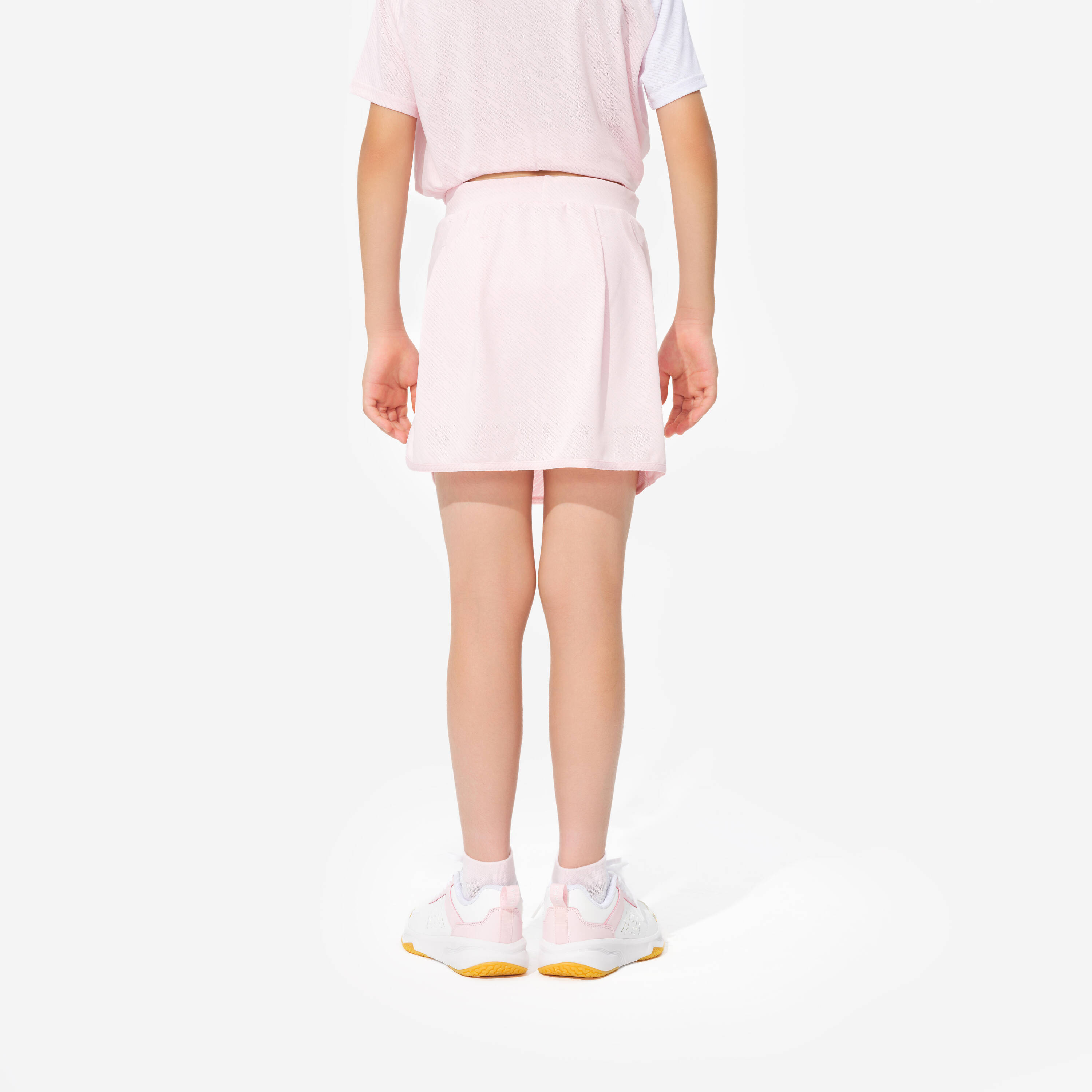 Badminton junior 560 skirt pink -  4