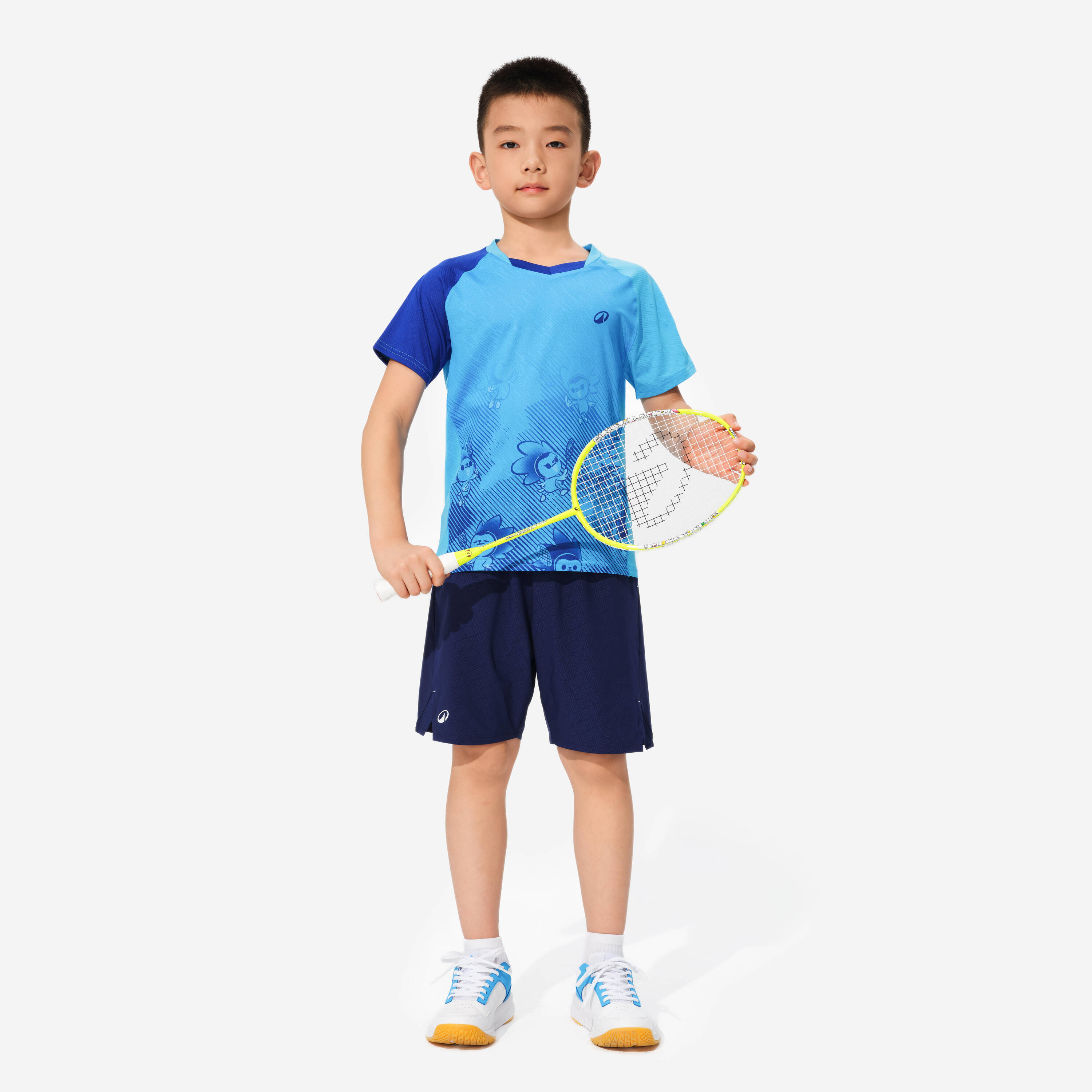 Junior Badminton Short 560 Navy -  2