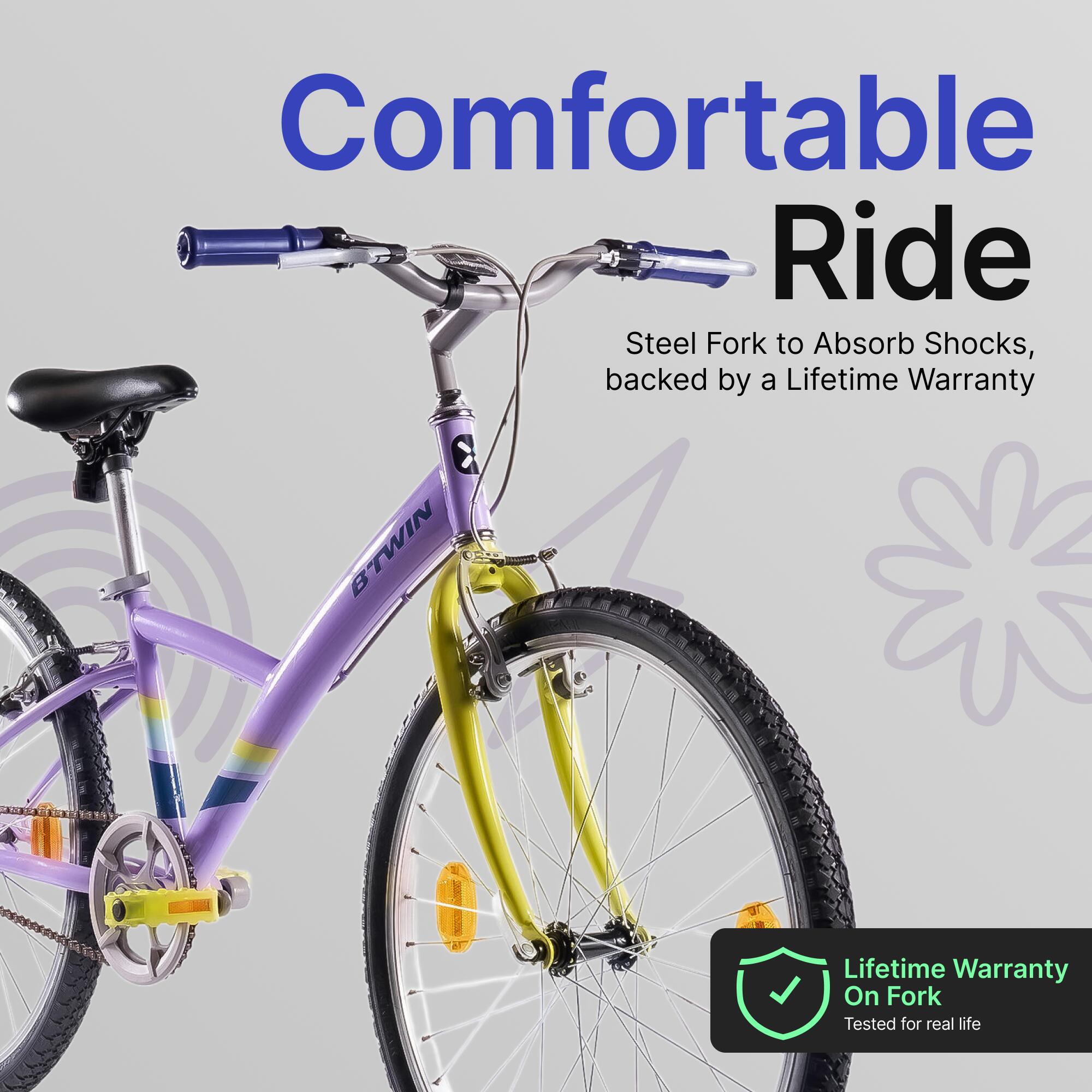 B Twin Velo Bmx 24 Pouces Decathlon Vélo 24/26 Pouces (9 à 12 Ans