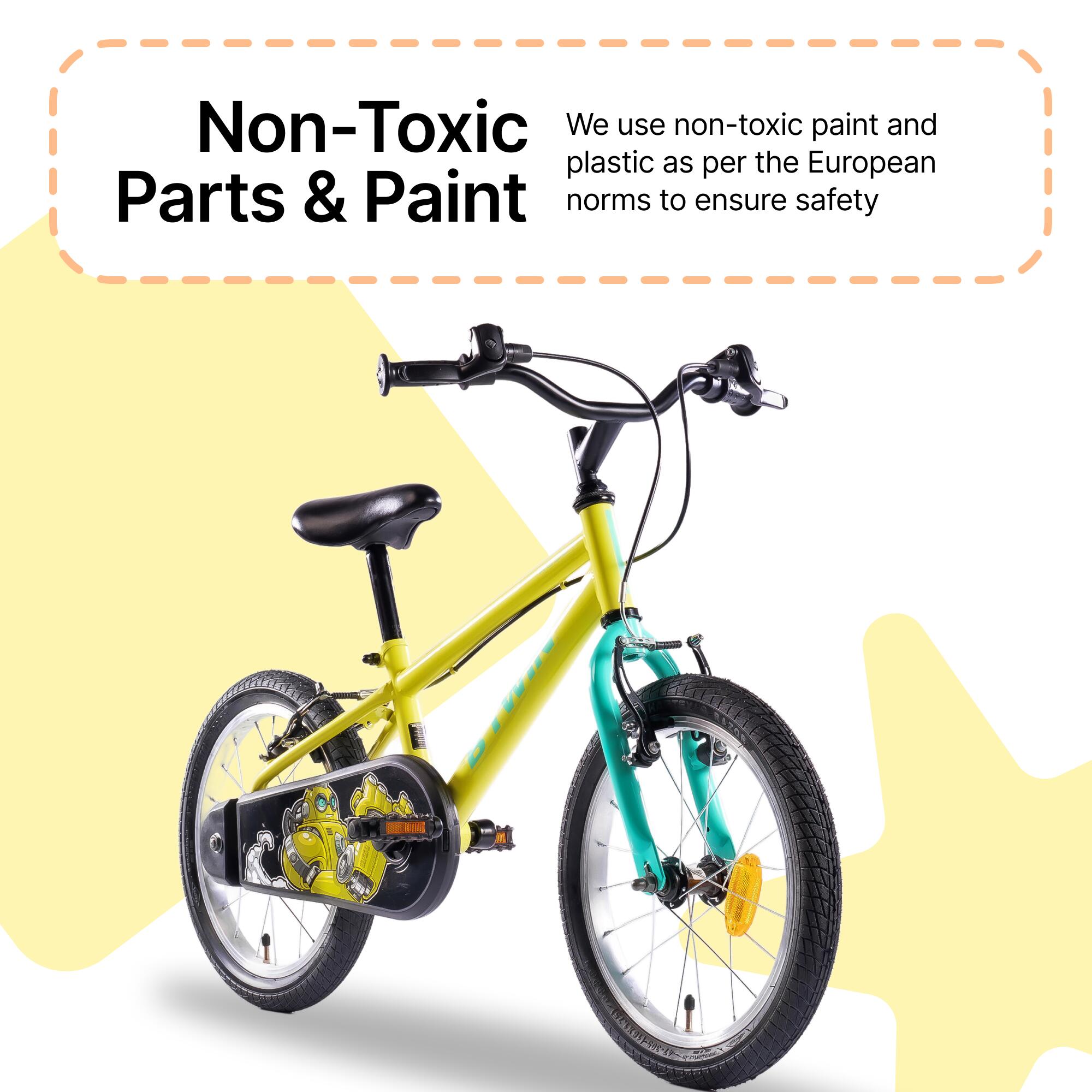 Kids Cycle 4 - 6 years (16inch) - Robot 100