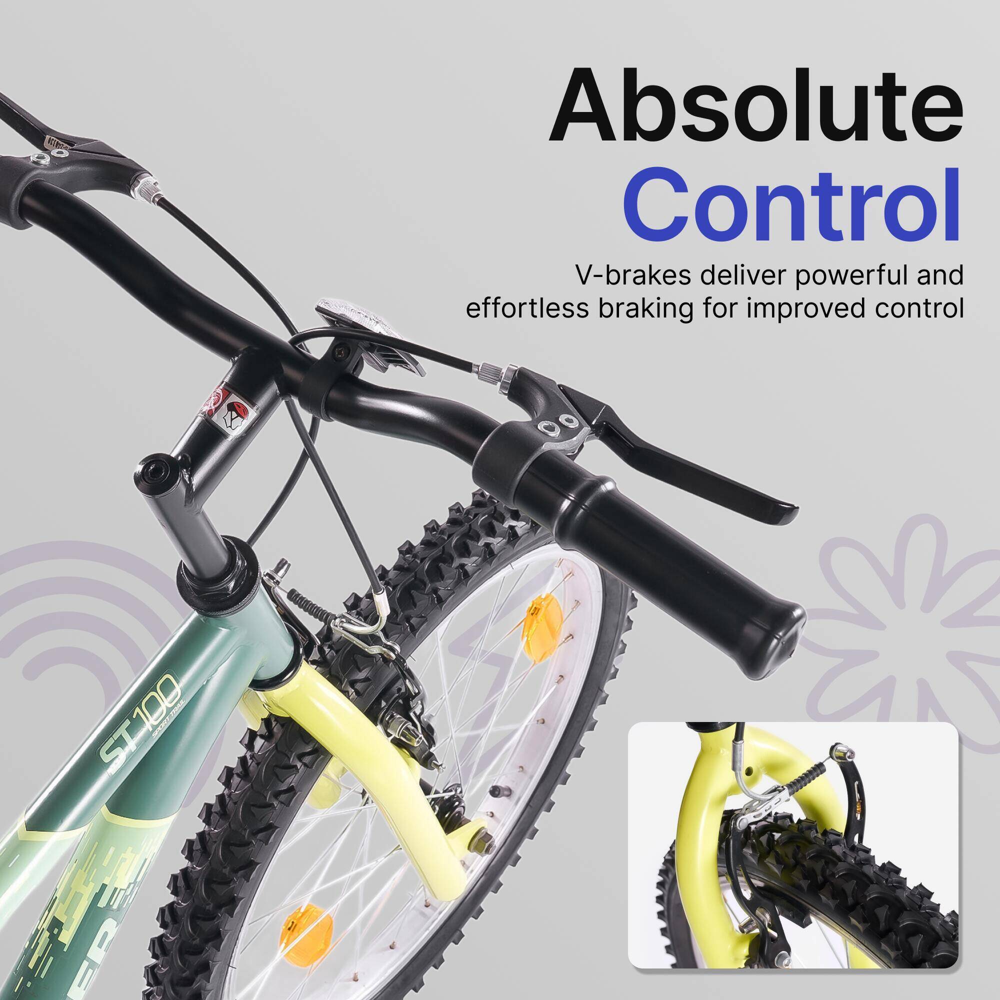 Kids cycle 6 - 8 years (20inch) - Rockrider ST100 -  4