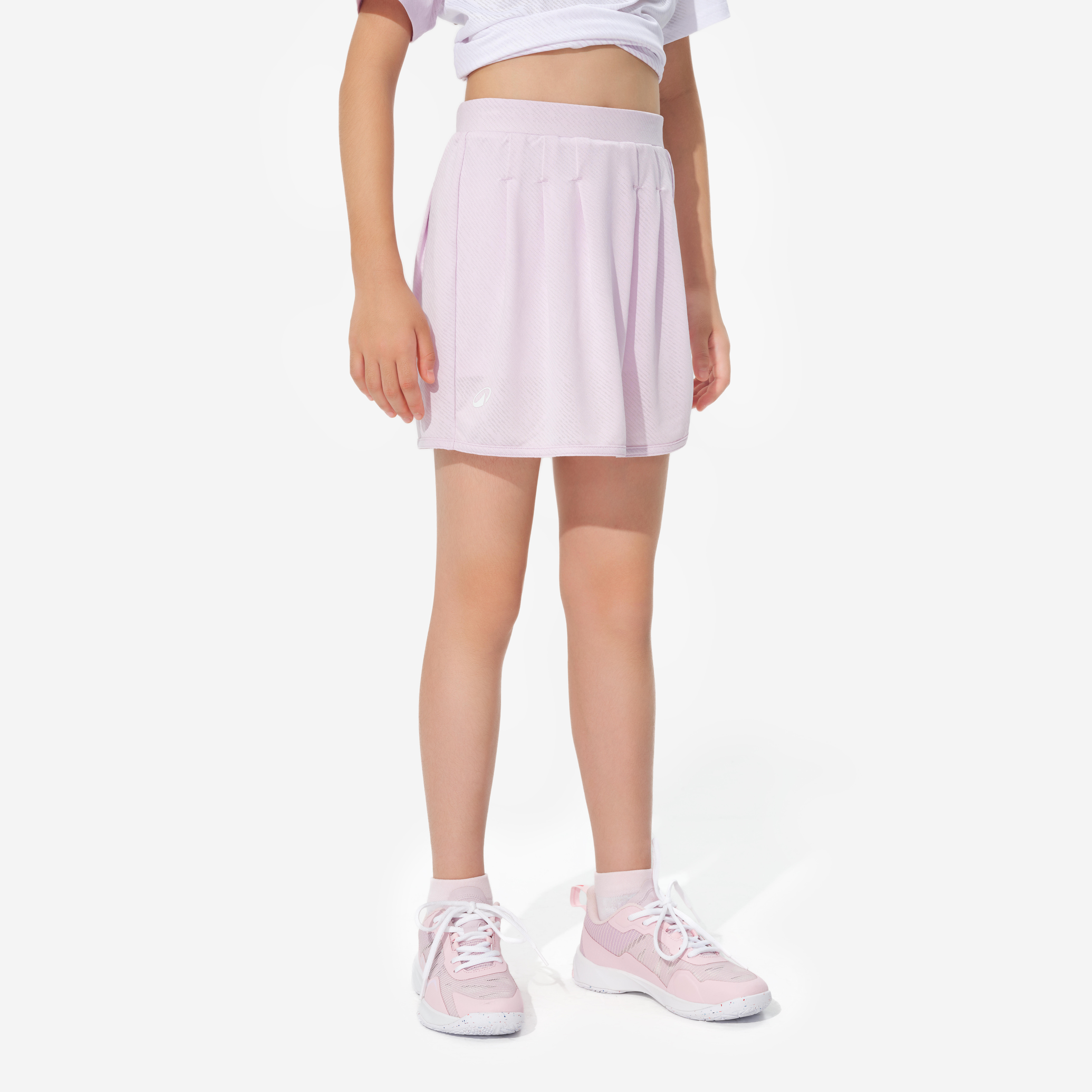 kuikma Badminton junior 560 skirt light lilac-picture-25