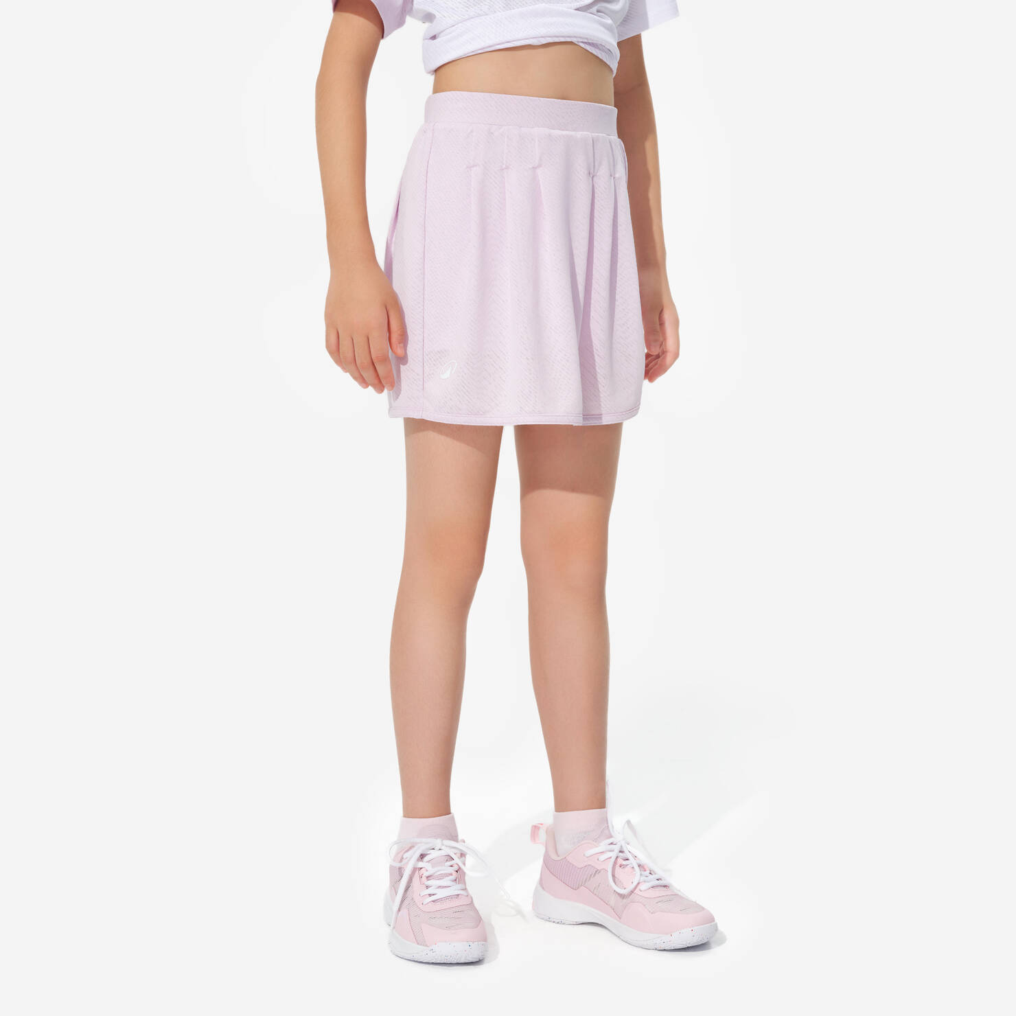 Badminton junior 560 skirt light lilac