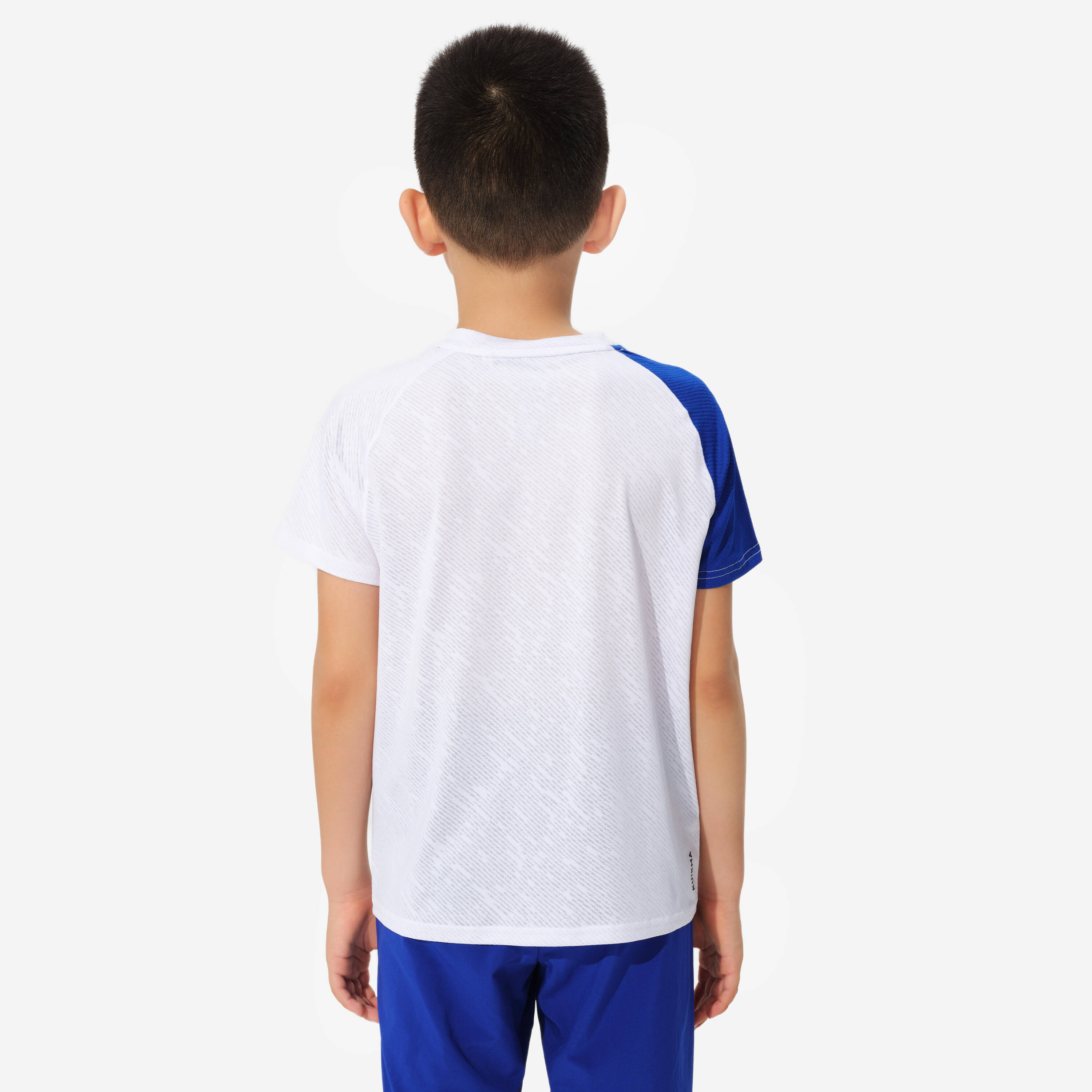 LITE Badminton T-shirt 560 Junior Royal White -  4