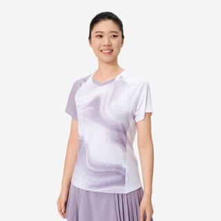 LITE Badminton T-shirt 560 Women Mauve White
