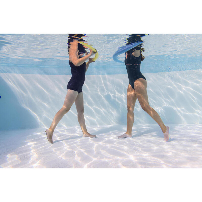 Calçado aquático para hidroginástica - Aquaflo dot & fun transparente