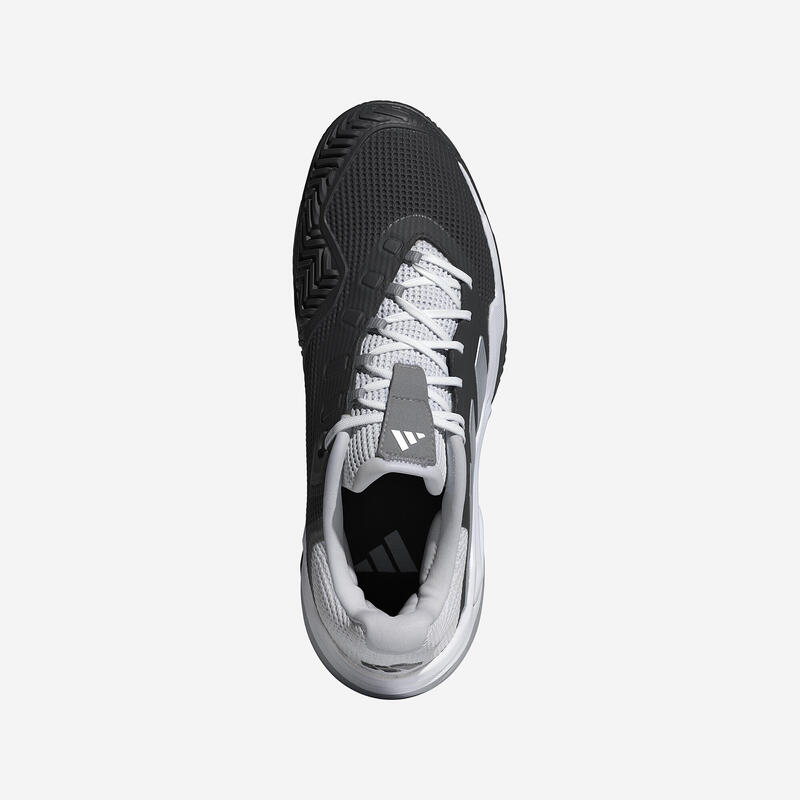 Încălțăminte de tenis orice suprafață Adidas Barricade 13 Negru-Gri-Alb Bărbați