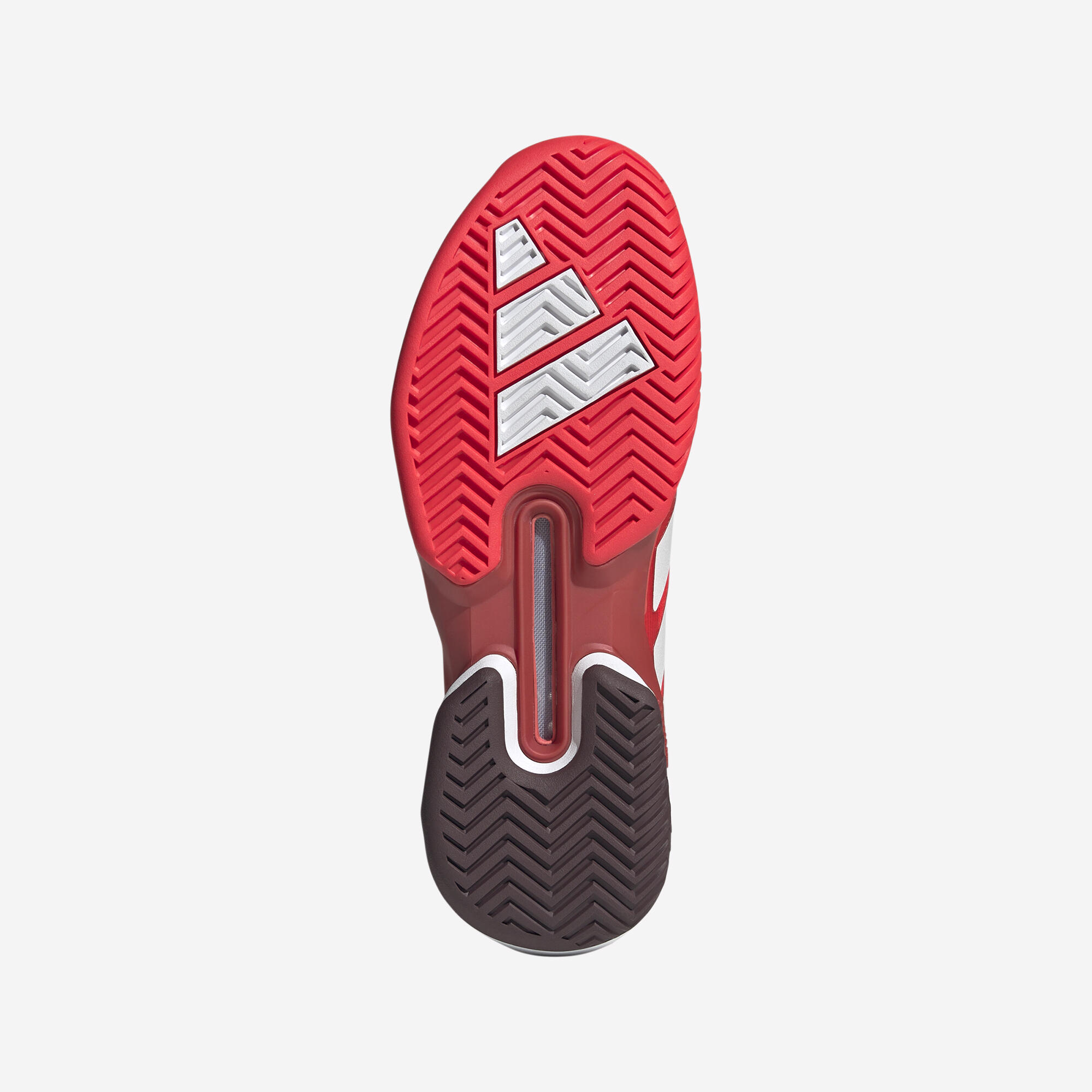 Damen Tennisschuhe Multicourt - Adidas Adizero Ubersonic 4.1 Rot Weiss 5/8