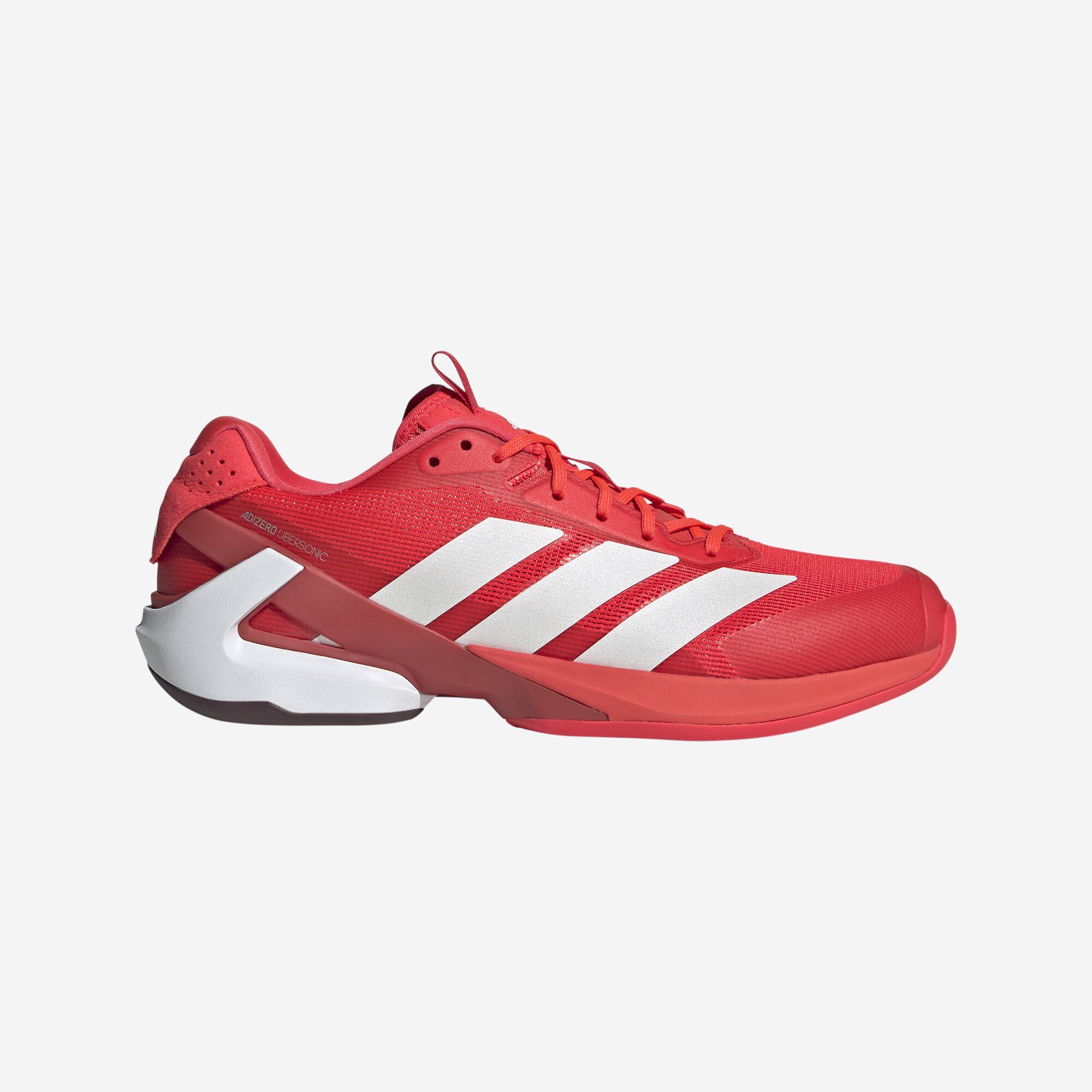 Chaussures de tennis homme Multicourt - Adidas Adizero Ubersonic 5 Rouge Blanc - ADIDAS Chaussures de tennis homme Multicourt - Adidas Adizero Ubersonic 5 Rouge Blanc - ADIDAS