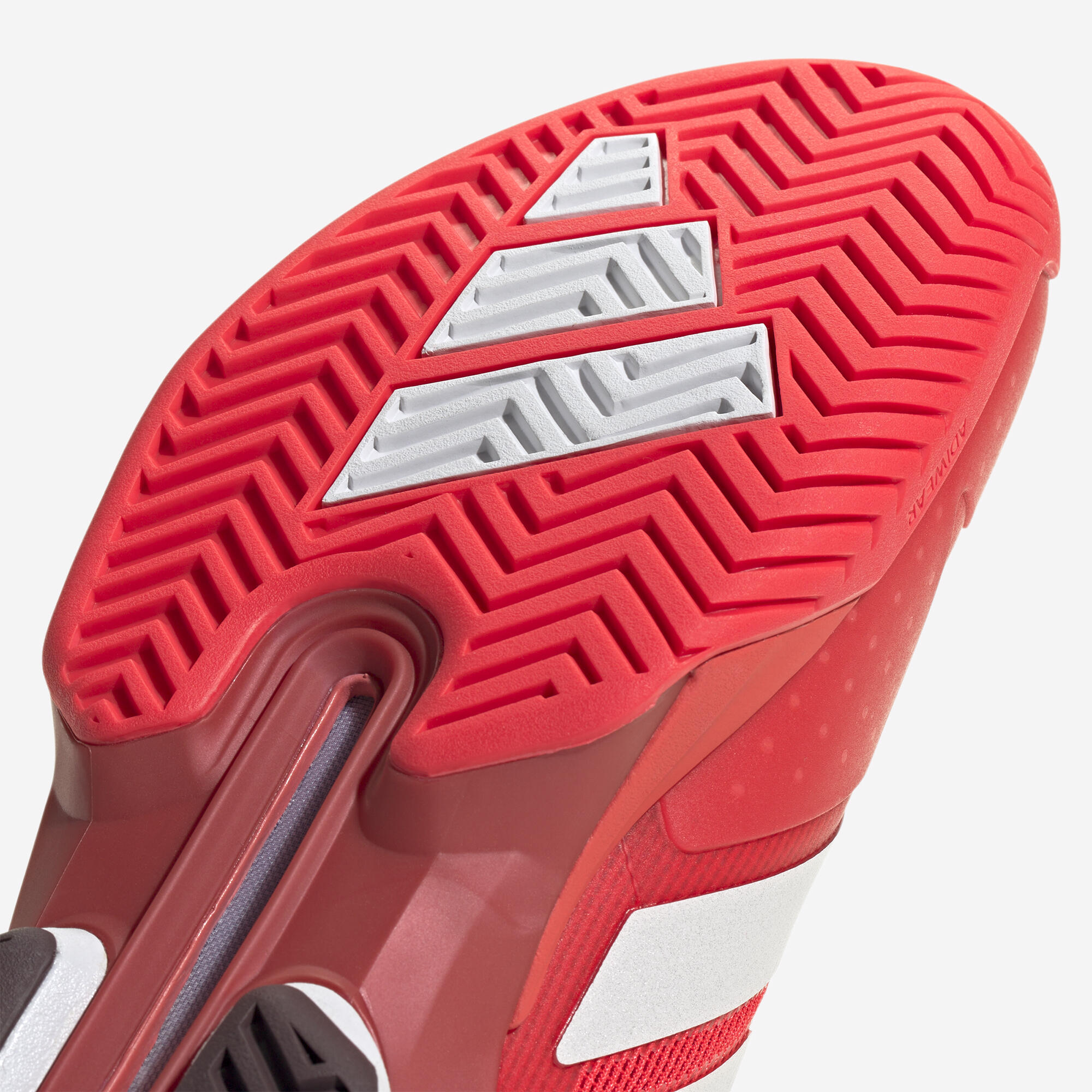 Damen Tennisschuhe Multicourt - Adidas Adizero Ubersonic 4.1 Rot Weiss 6/8