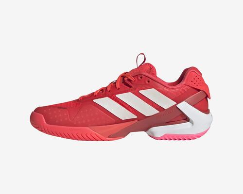 Chaussures de tennis femme Multicourt - Adidas Adizero Ubersonic 5 Rouge Rose