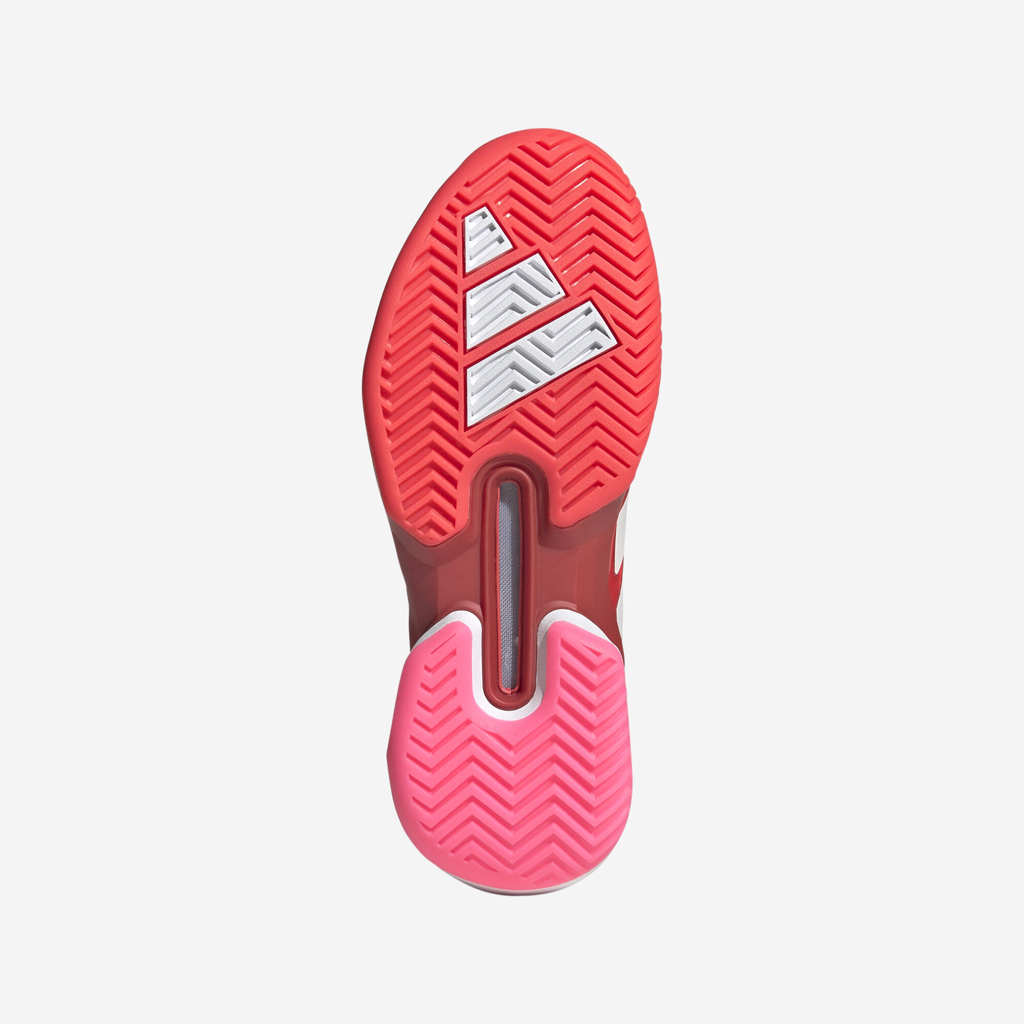 Multicourt tennisschoenen voor dames Adizero Ubersonic 5 rood 5/8
