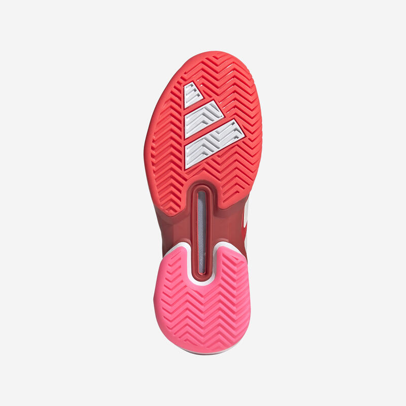 Chaussures de tennis femme Multicourt - Adidas Adizero Ubersonic 5 Rouge Rose