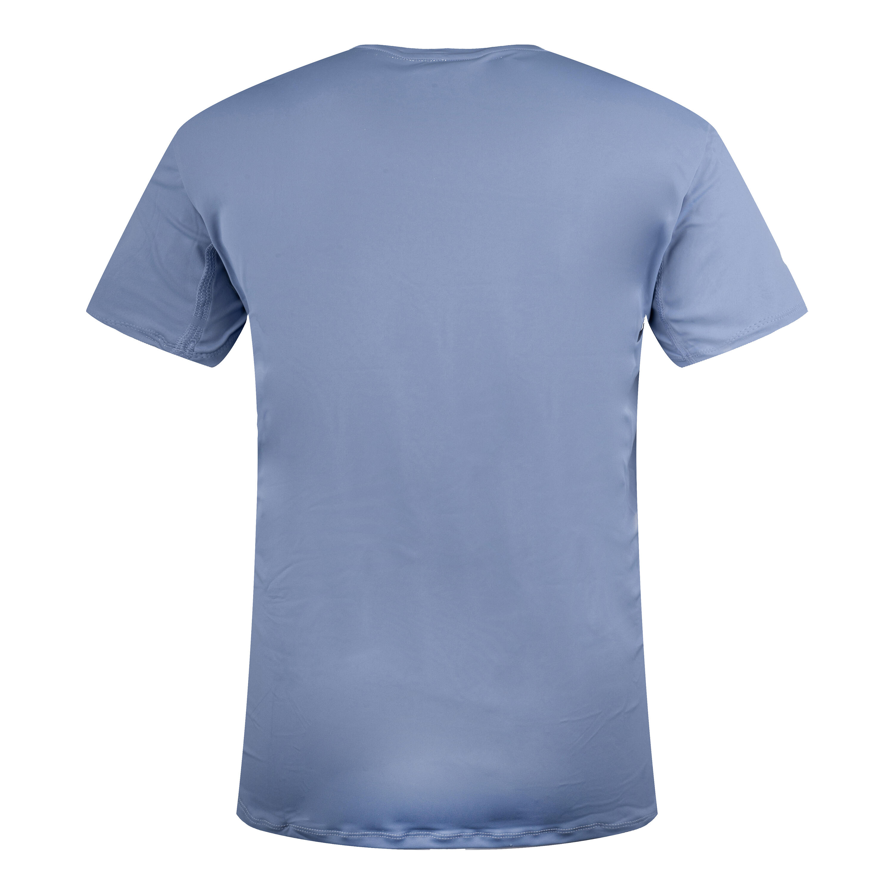 Men's Short-Sleeved Crew Neck Breathable Fitness T-Shirt - Twilight Blue