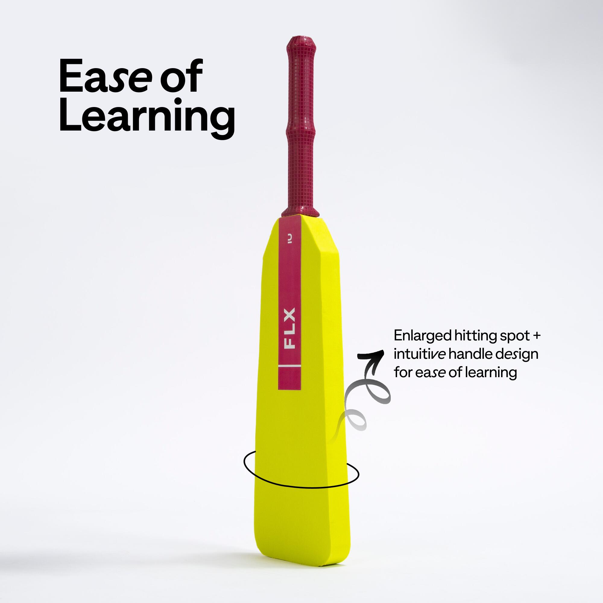 Kids Cricket Foam Bat MyFirst - Yellow