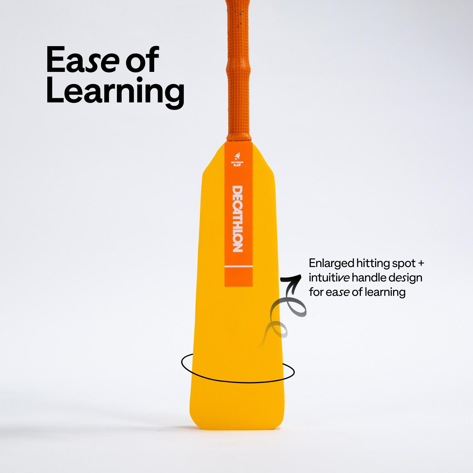 Kids Cricket Foam Bat MyFirst - Orange