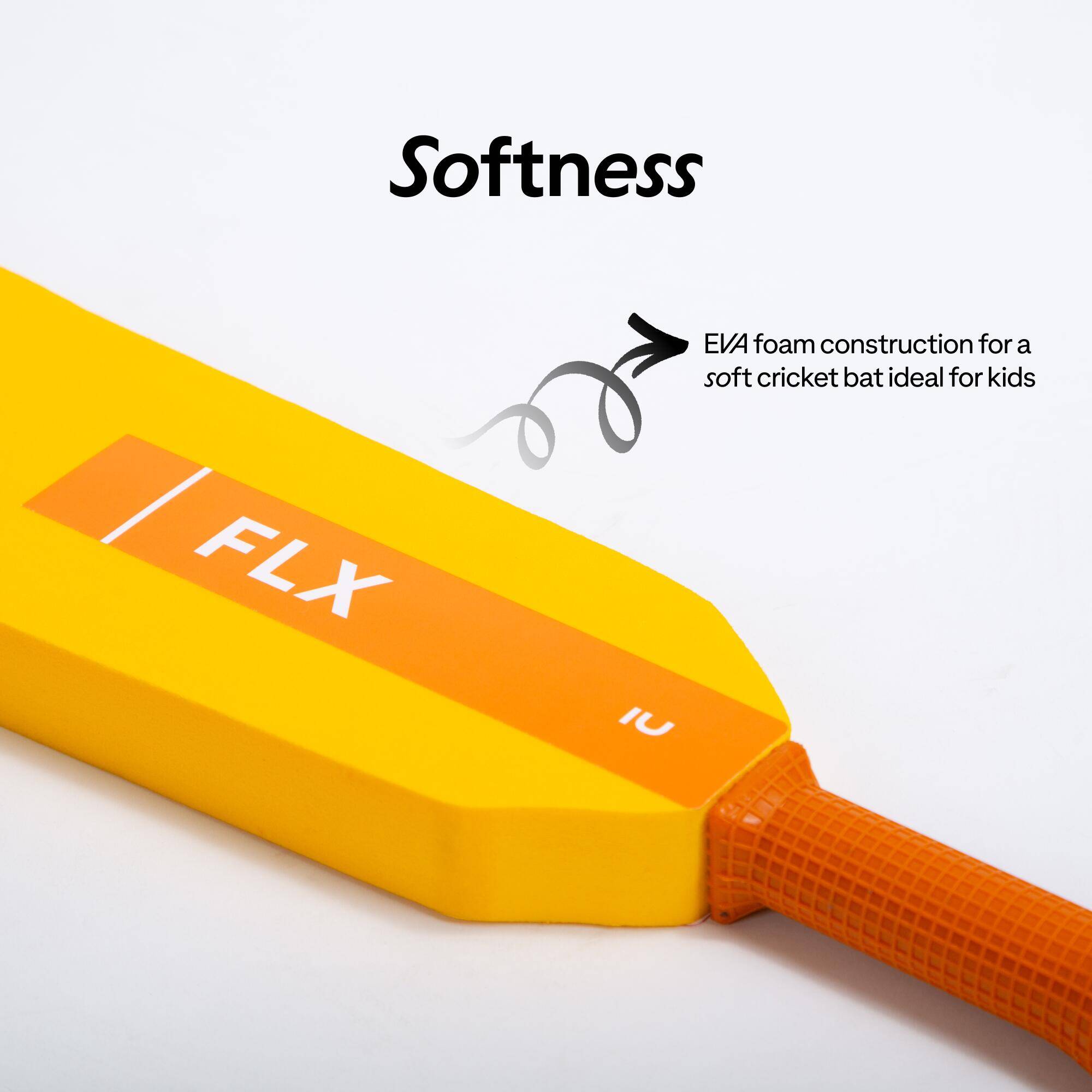 Kids Cricket Foam Bat MyFirst - Orange -  4