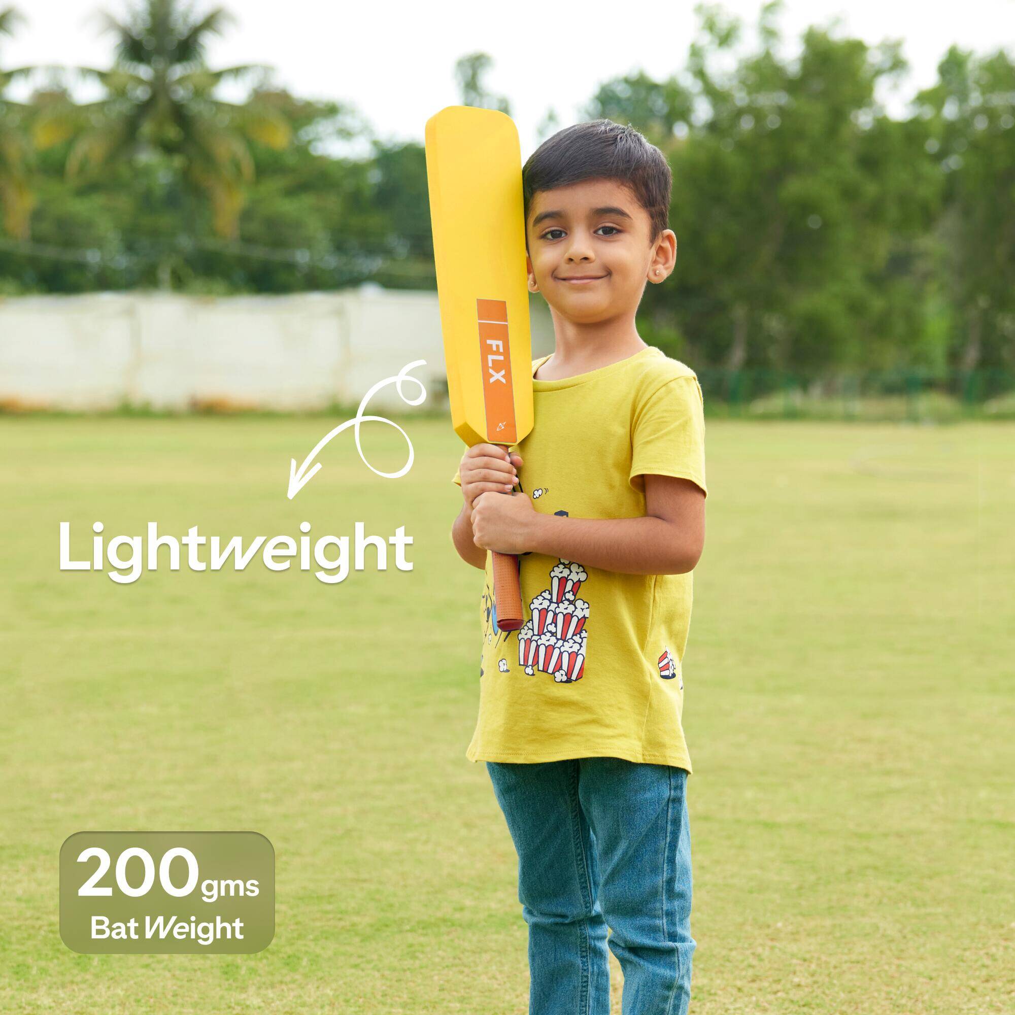 Kids Cricket Foam Bat MyFirst - Orange -  2