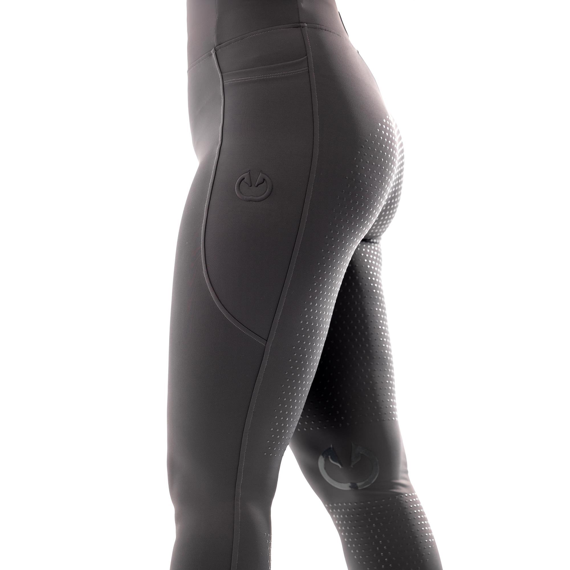 Legginsy jeździeckie zimowe, ocieplane Equus Brand 3/4