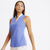 Women's Horse Riding Mesh Tank Top 500 - Comet Blue