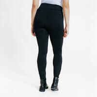 Women's Full Grip Horse Riding Leggings 500 - Black