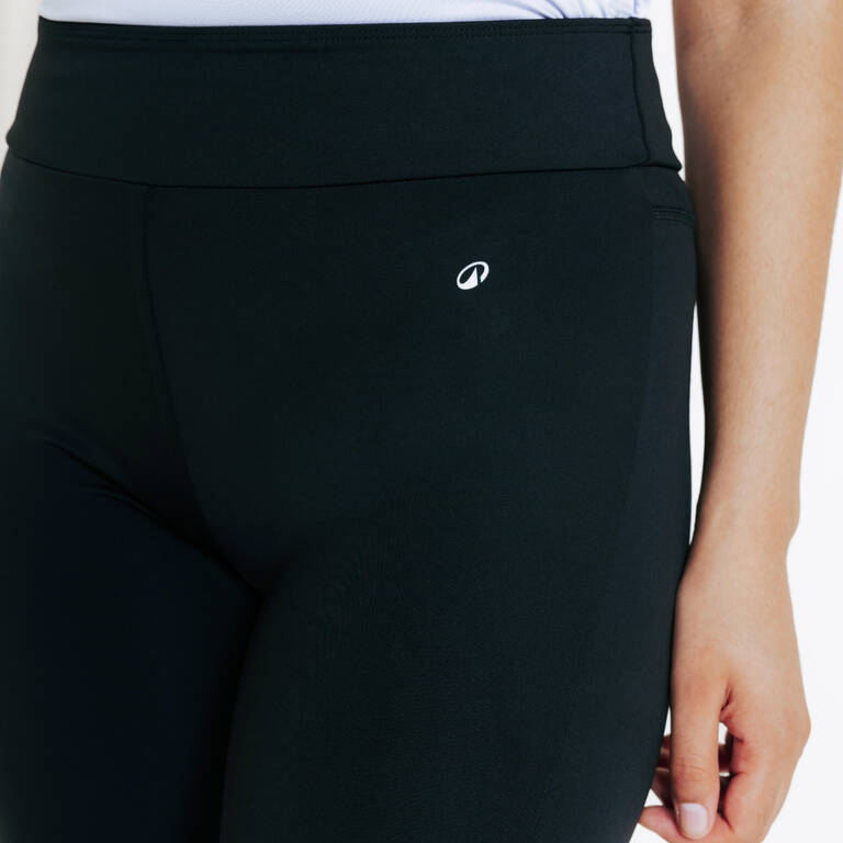 Women's Full Grip Horse Riding Leggings 500 - Black