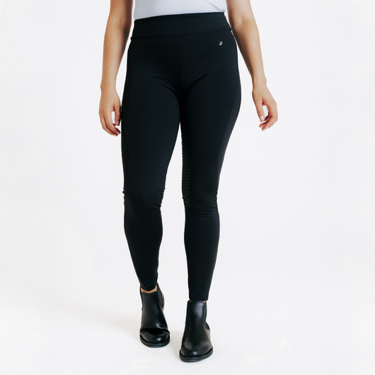 Legging équitation full grip Femme - 500 noir