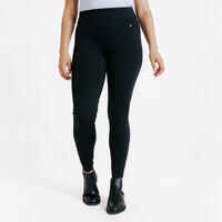 Women's Full Grip Horse Riding Leggings 500 - Black
