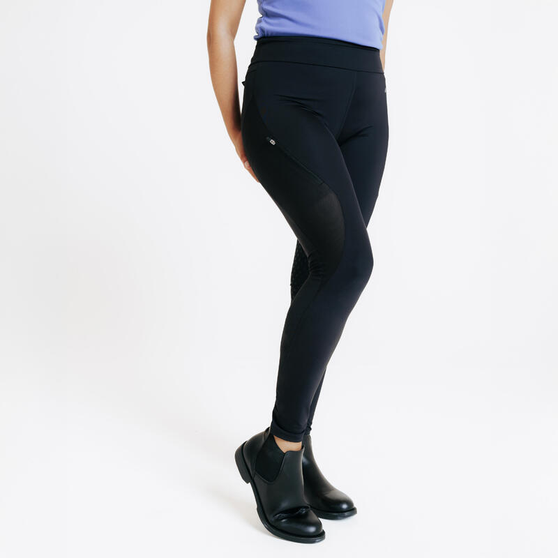 LEGGING EQUITATION LEGER FULLGRIP  FEMME - Bleu Comète