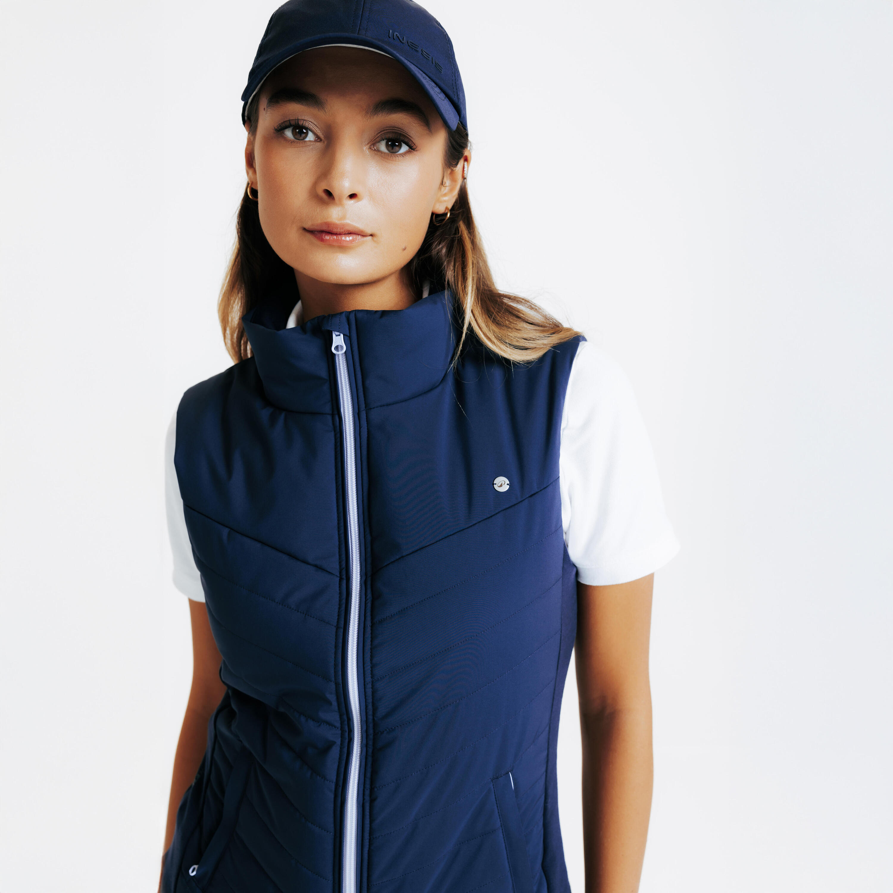 Reitweste 500 Damen marineblau  3/6