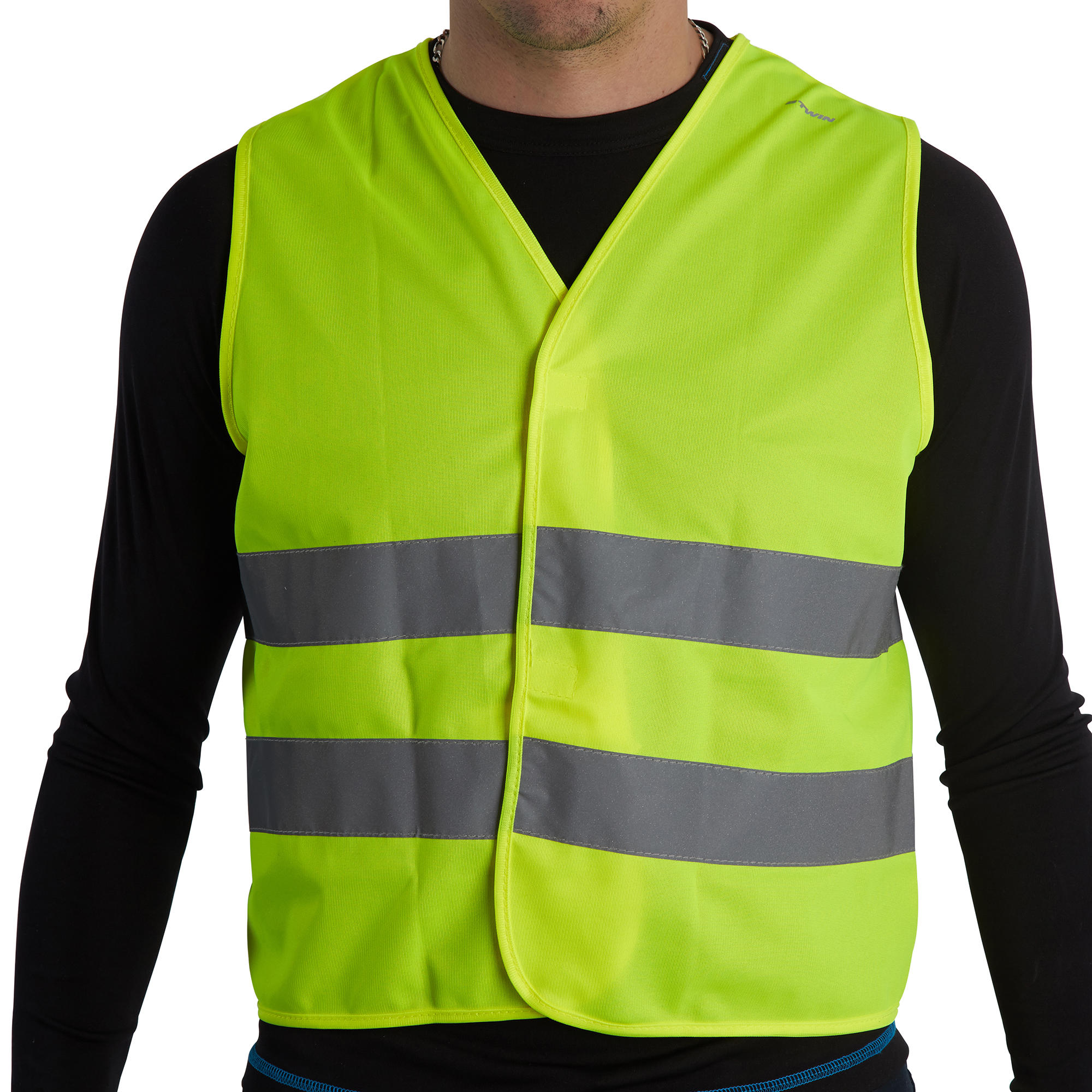 Gilet di sicurezza bambino giallo 2/5