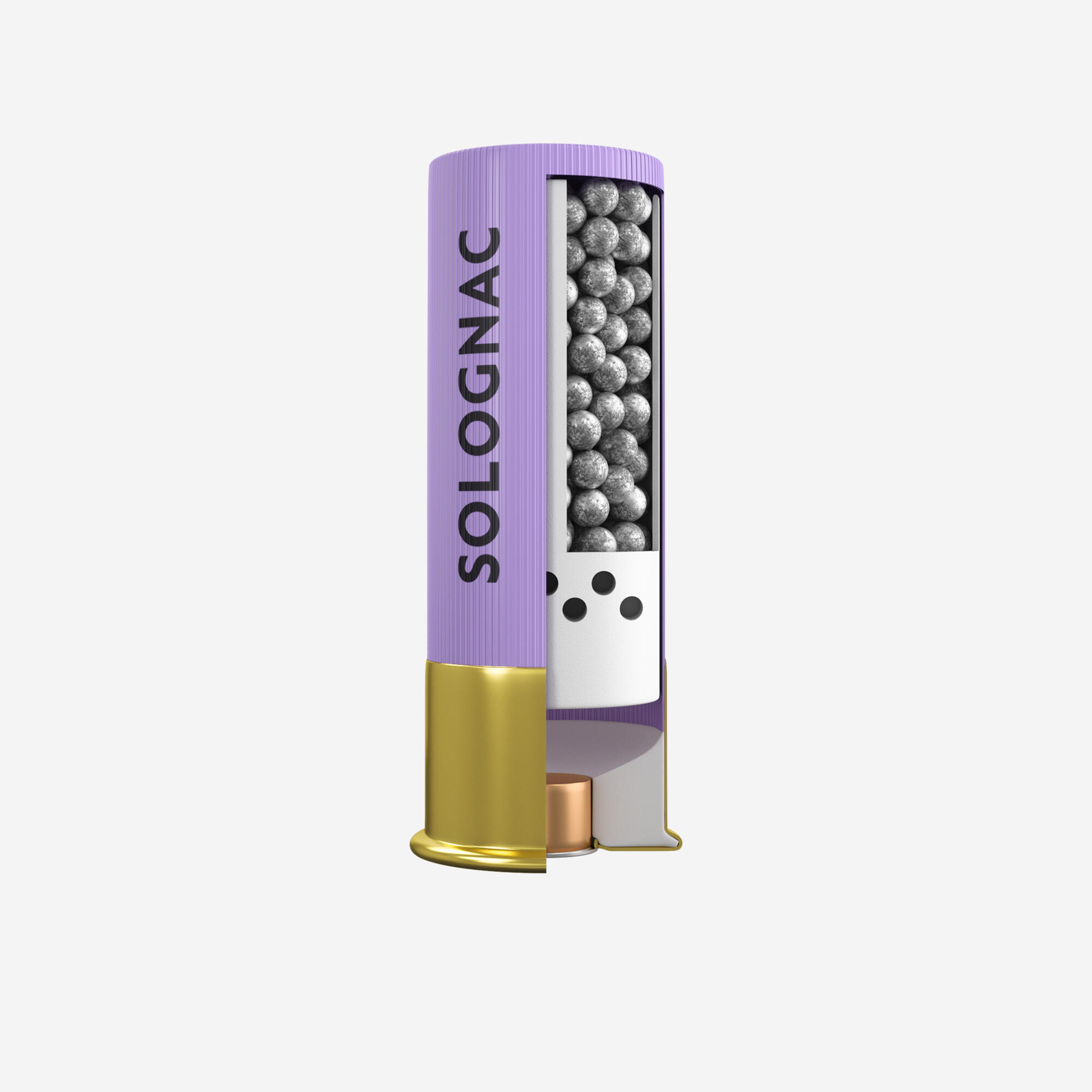 Cartucho Solognac L100 28 gr IW Acero BP N.° 4 x25 3/6