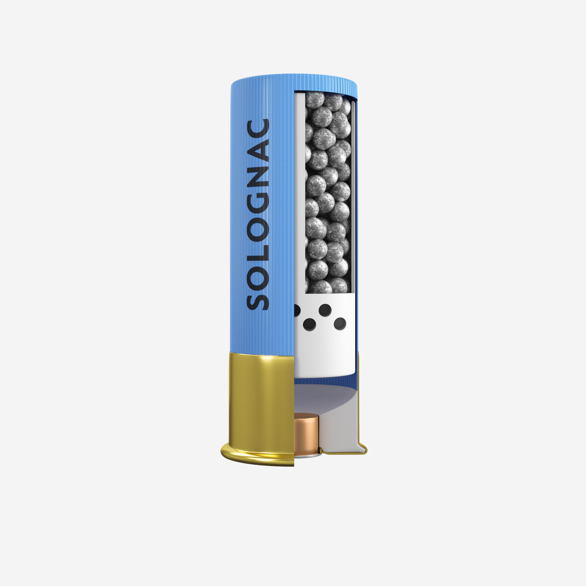 Cartucho Caza Solognac L100 28 gr IW Acero Alta Velocidad N.° 4 x25 3/6