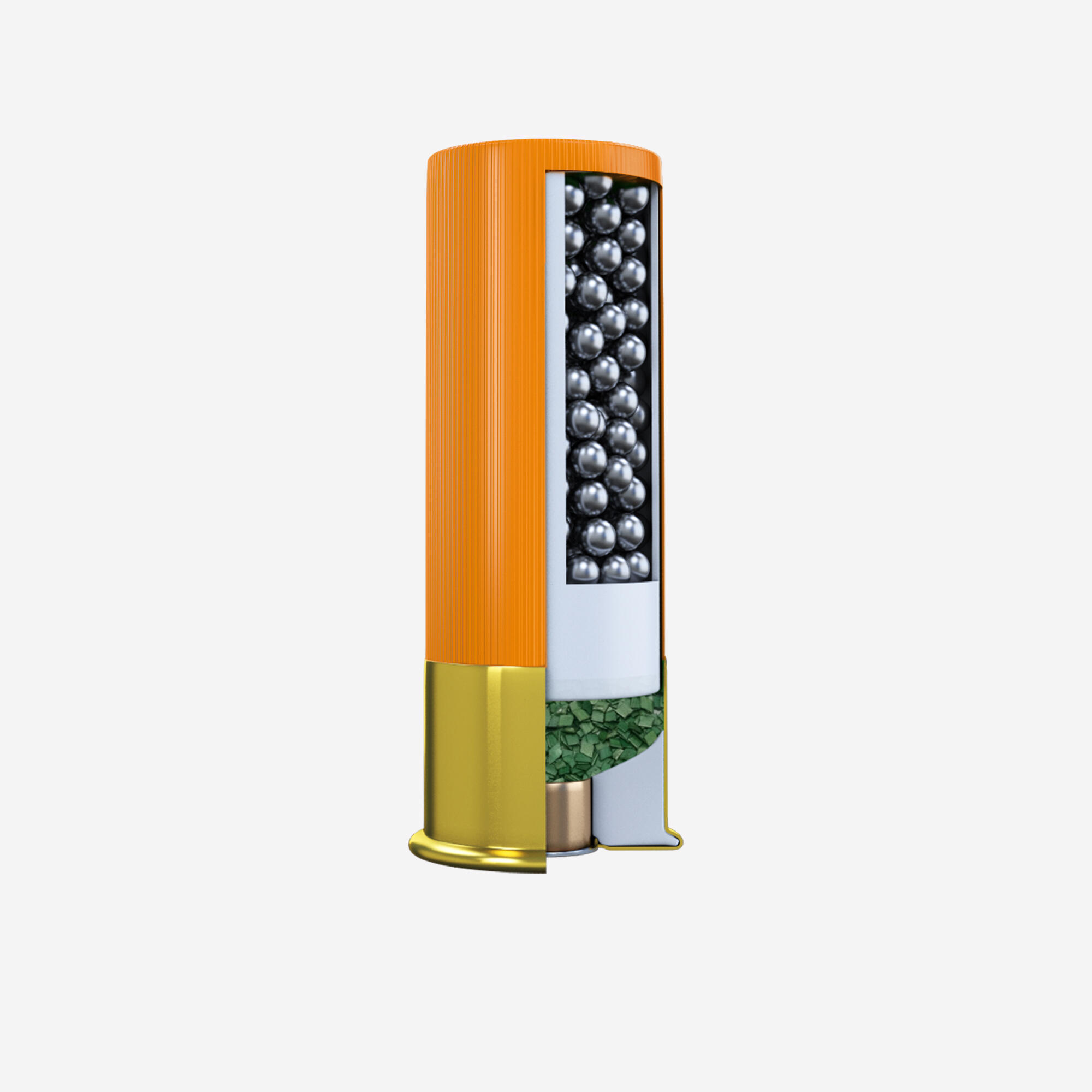 Cartucho Solognac L100 BD 32 g Calibre 12/70 Perdigón Acero N.° 4 x25 4/11