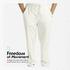 Kids' Cricket Trouser TS 100 JR Stretchable & Breathable White